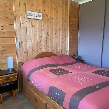 Panoramic Mountain View Apt, 65m2 With Parking, 6 Guests Λε Ντεζ Αλπ