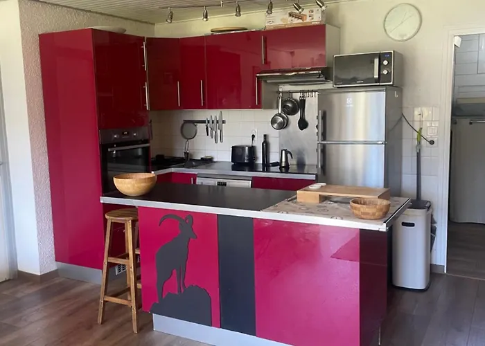 Apartment Panoramic Mountain View Apt, 65m2 With Parking, 6 Guests Les Deux Alpes