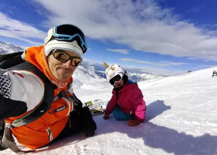 Panoramic Mountain View Apt, 65m2 With Parking, 6 Guests Apartment Les Deux Alpes